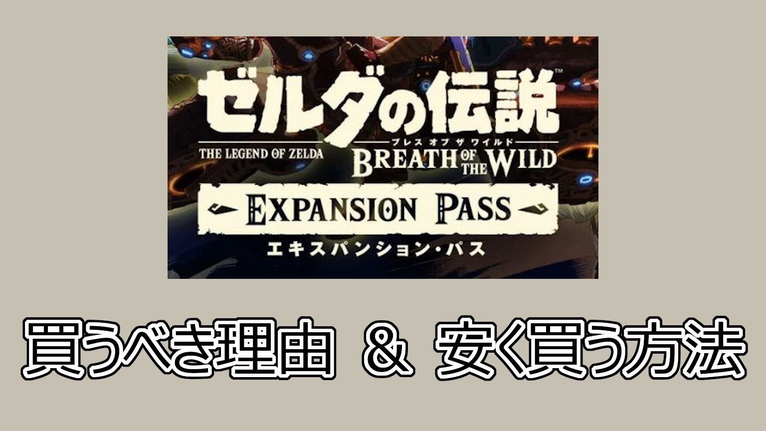 ゼルダの伝説 ブレスオブザワイルド エキスパンションパス付き-